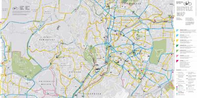 Քարտեզ հեծանվային Կուալա-Լումպուր հեծանիվների