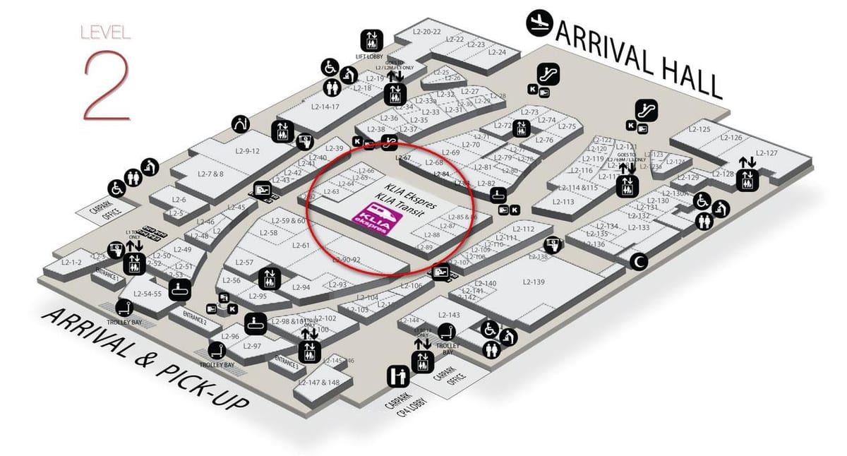 ժամանում են klia2 քարտեզի վրա