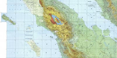 Քարտեզ Կուալա-Լումպուր топографическая