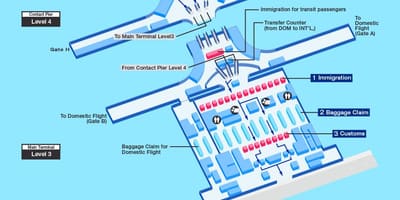 Տերմինալ KLIA քարտեզի վրա